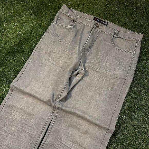 Y2K GREY JEANS STRAIGHT FIT - Picture 4 of 5